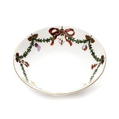Alzata Star Fluted Christmas 18cm [ef3a0306]