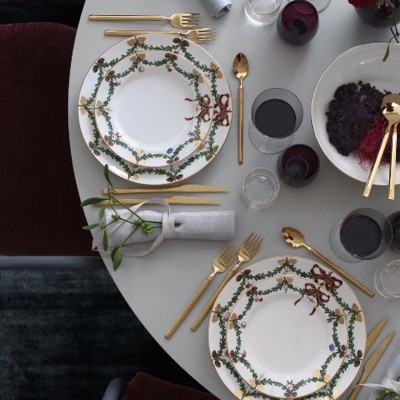 Piatto piano Star Fluted Christmas 27cm [9bce9b9d]