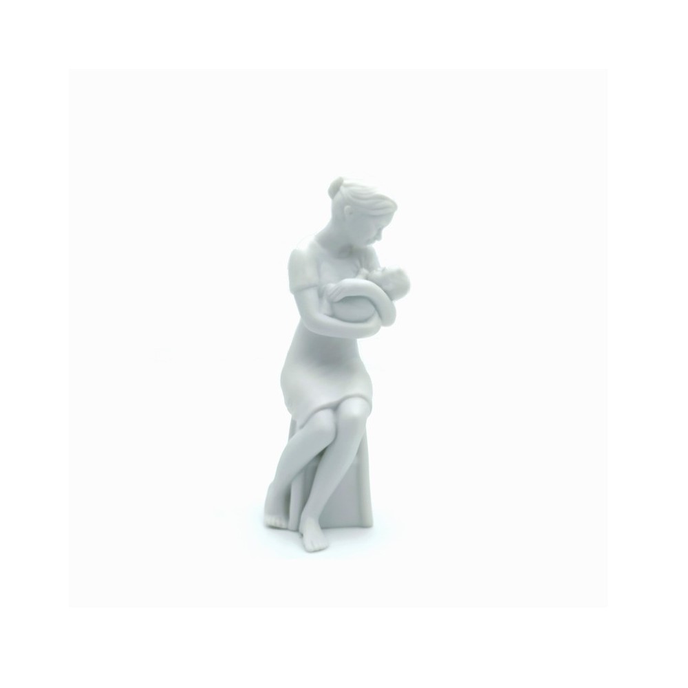 Statuina Amore Materno Bianca 18cm [d50a1928]