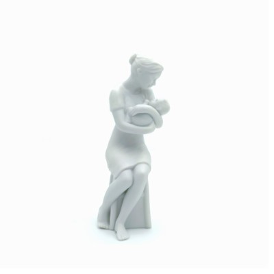 Statuina Amore Materno Bianca 18cm [d50a1928]