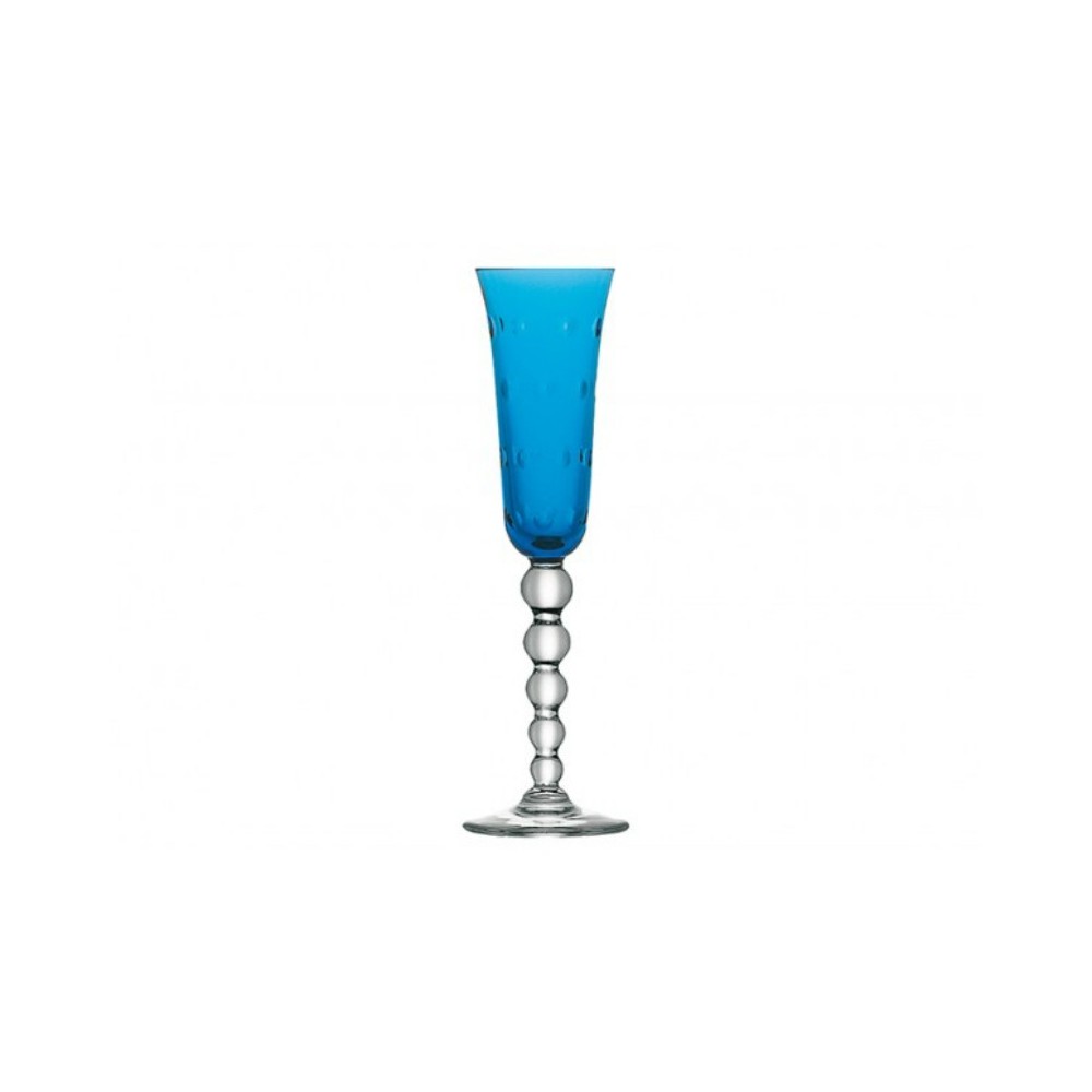 Flute Champagne Bubbles Azzurro [ed149dd0]