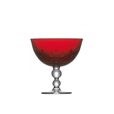 Coppetta Con Piede Rossa Bubbles [d678e1a1]
