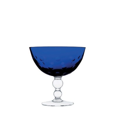 Coppetta con piede Blu Fonce Bubbles [706c1209]