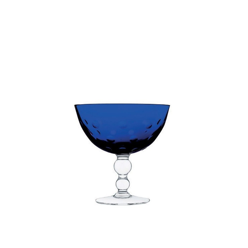 Coppetta con piede Blu Fonce Bubbles [706c1209]