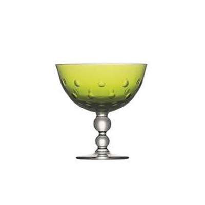 Coppetta con piede Chartreuse Bubbles [6287c10d]