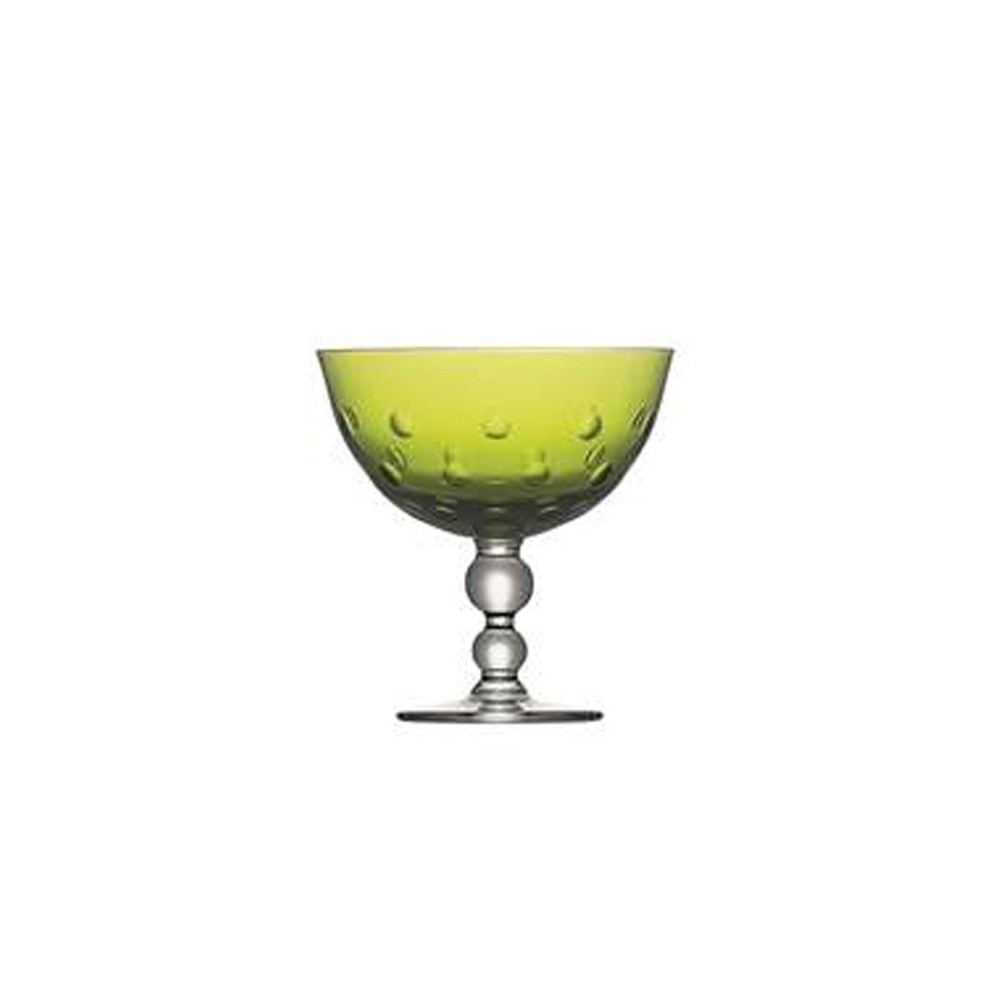 Coppetta con piede Chartreuse Bubbles [6287c10d]