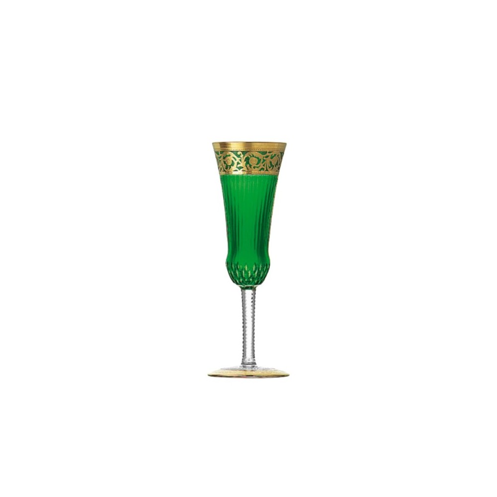Flute Champagne Verde Thistle Oro [65debf9c]