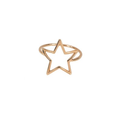 Anello Stella filo piatto oro 18k [f3a43a61]