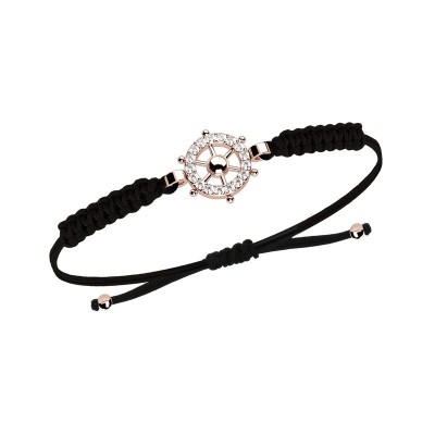 Bracciale Corda Timone oro 18kt e diamanti [72774250]