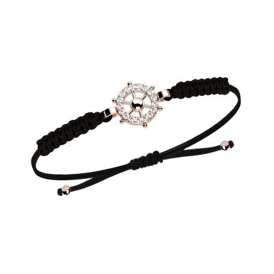 Bracciale Corda Timone oro 18kt e diamanti [72774250]