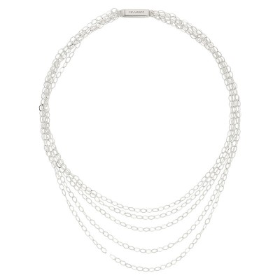 Collana Dna Fly Lucido Rodio [caa70610]