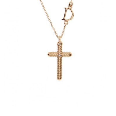 Collana Metropolitan Croce in Oro Rosa [1efe289f]