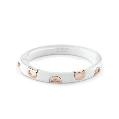 Bracciale D.Icon in Ceramica Bianca [decbb07f]