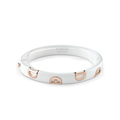 Bracciale D.Icon in Ceramica Bianca [decbb07f]