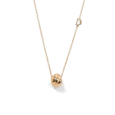 Collana Gomitolo in Oro Rosa e Diamanti [d4acfdc3]