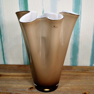 Vaso Wave Opale fumè 30 cm [10475ee0]