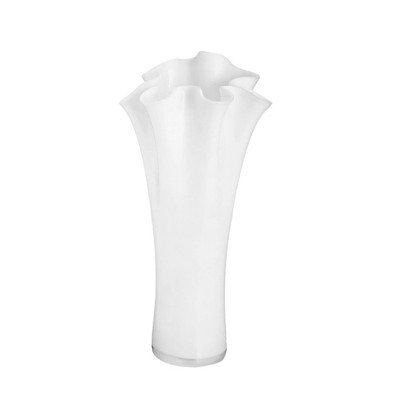 Vaso Wave Opale bianco 70 cm [41fab4a9]