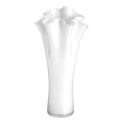 Vaso Wave Opale bianco 70 cm [41fab4a9]