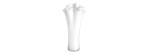 Vaso Wave Opale bianco 70 cm [98dcf7a4]