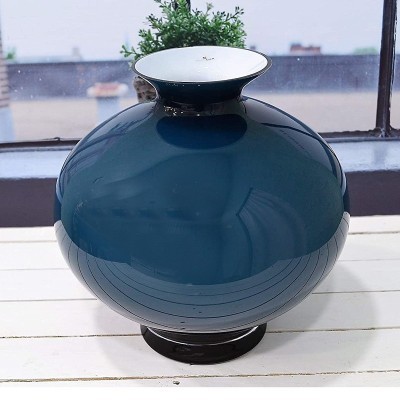 Vaso Aurora Opale blu 30 cm [0d5e543f]