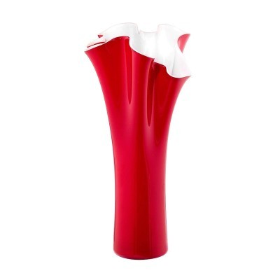 Vaso Wave Opale rosso 75 cm [9640ee39]