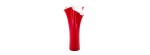 Vaso Wave Opale rosso 75 cm [9640ee39]