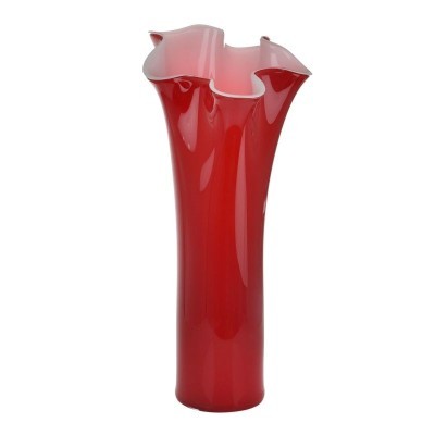 Vaso Wave Opale rosso 75 cm [9640ee39]