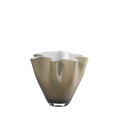 Mini Cachepot Wave Opale fumè 13 cm [52573804]