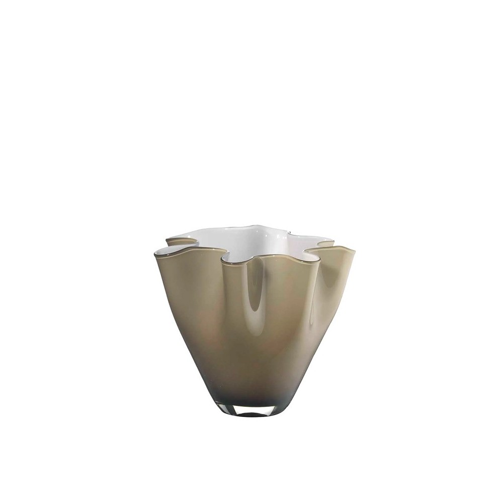 Mini Cachepot Wave Opale fumè 13 cm [52573804]