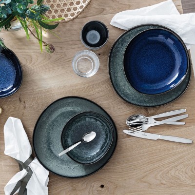 Coppa piana piccola Lave bleu [671d3ee3]