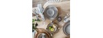 Coppa piana piccola Lave beige [68d8fd48]