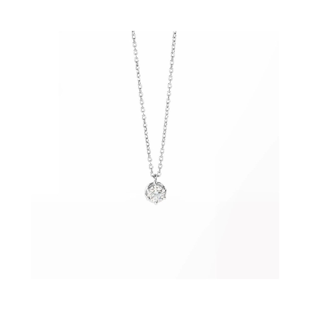Collana Minou oro bianco e diamanti [eb155230]