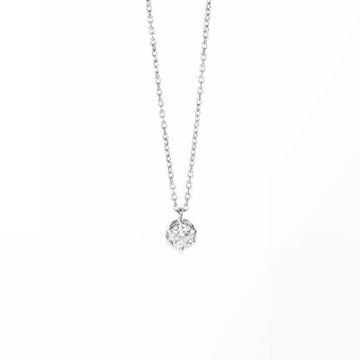 Collana Minou oro bianco e diamanti [eb155230]
