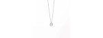 Collana Minou oro bianco e diamanti [eb155230]