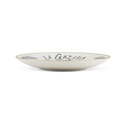 Piatto decorativo cm 27 La Gazelle D'Or [32a4b01a]