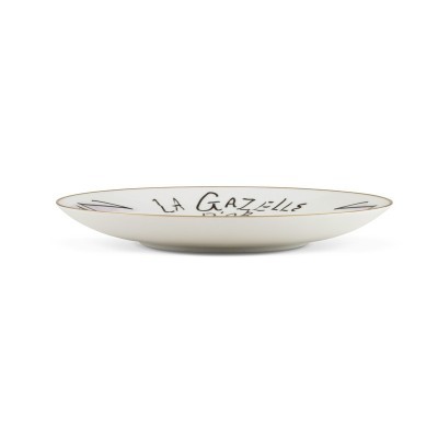 Piatto decorativo cm 27 La Gazelle D'Or [32a4b01a]