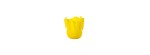 Vaso Fazzoletto Opalino Ginkgo Biloba H. 13,5 cm [30c50a70]