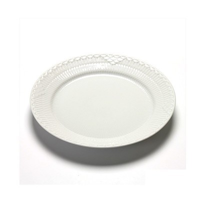 Piatto piano White Fluted Half Lace 25 cm [7db63a8c]