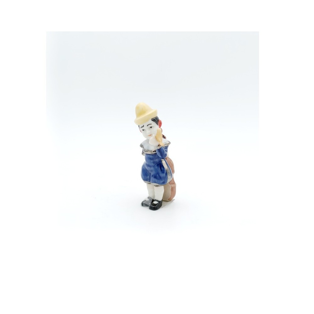 Statuetta Clown con chitarra Royal Copenhagen [7b30239b]