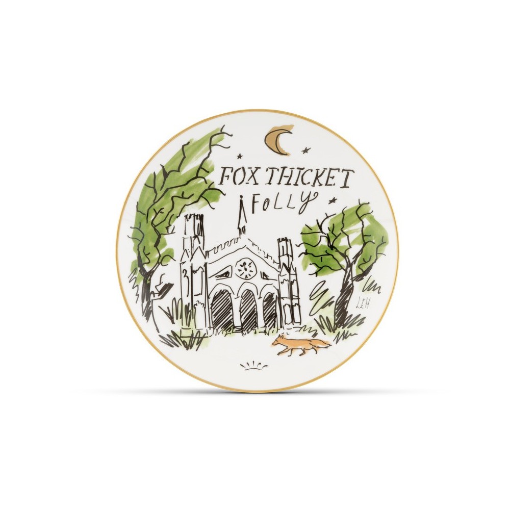 Piatto decorativo cm 27 Fox Thicket [0b438223]