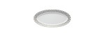 Piatto ovale Fil D'argent 58 cm [13858f7e]