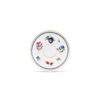 Piatto caffè cm 13,5 Frutta e Fiori [33713573]