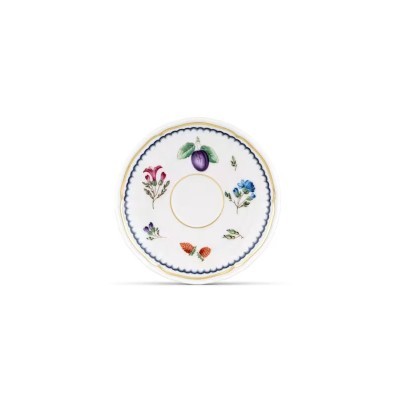 Piatto caffè cm 13,5 Frutta e Fiori [33713573]