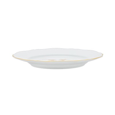Set 4 piatti piani cm 26,5 Monogramma Oro [2ed725f5]