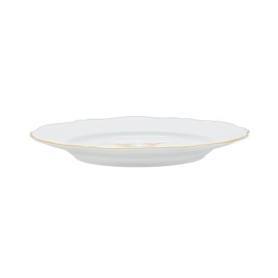 Set 4 piatti piani cm 26,5 Monogramma Oro [2ed725f5]