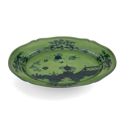 Vassoio ovale piano cm 38,5 Malachite [a59cd4b4]