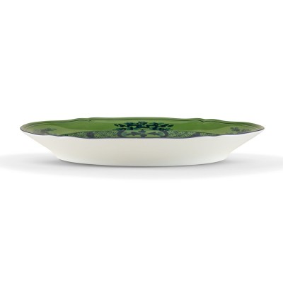 Vassoio ovale piano cm 38,5 Malachite [128115b0]