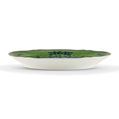 Vassoio ovale piano cm 38,5 Malachite [128115b0]