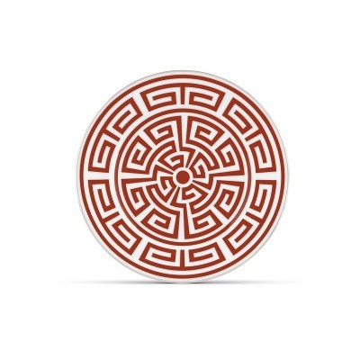 Piatto dessert cm 22 Labirinto Scarlatto [d86715d5]