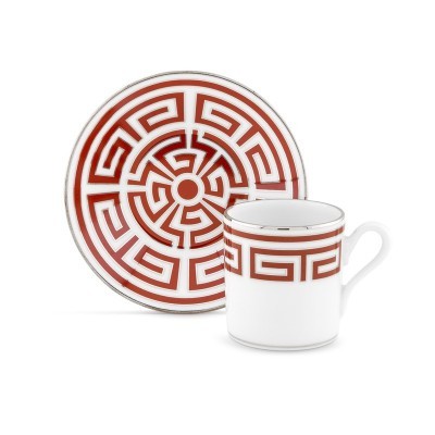 Tazza tè cc 220 Labirinto Scarlatto [1ab1c29d]